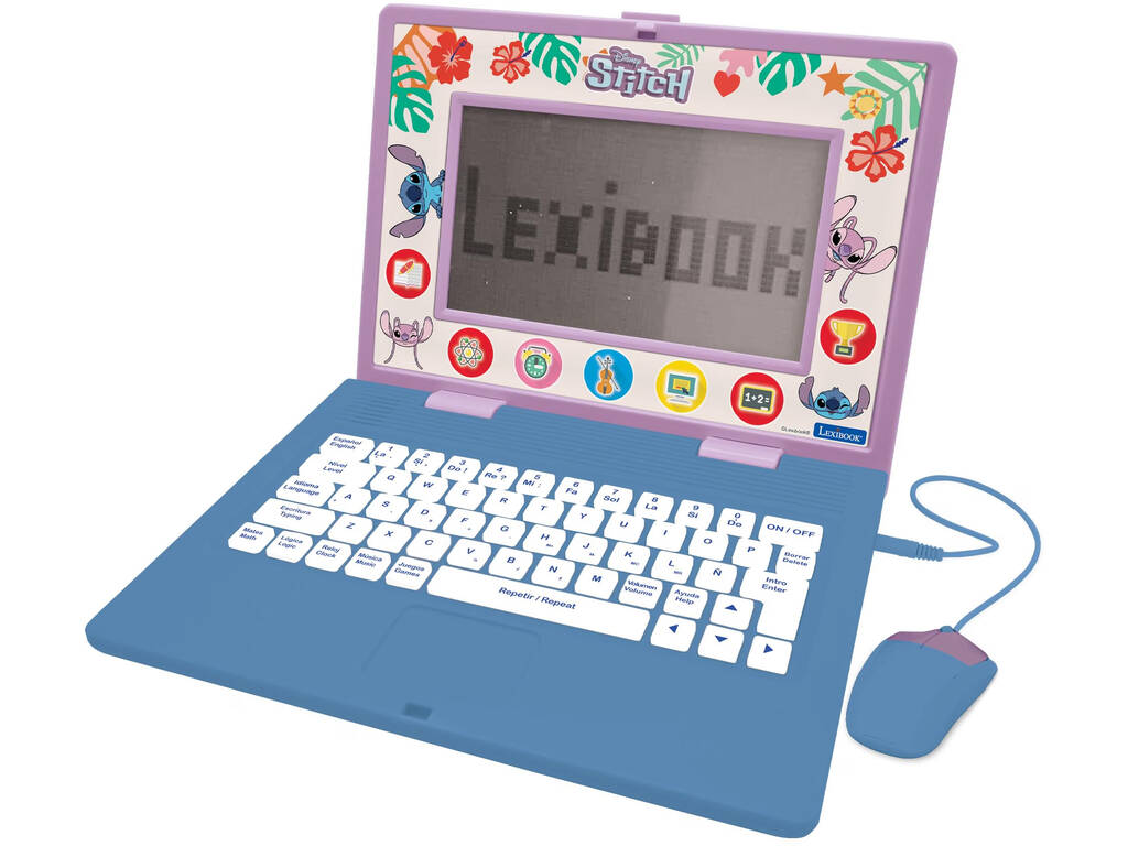 Ordinateur portable éducatif bilingue Disney Stitch