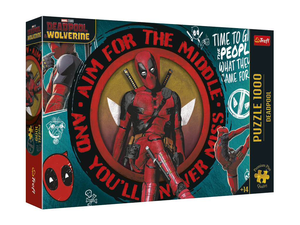 Puzzle 1000 pièces Marvel Deadpool & Wolverine Premium