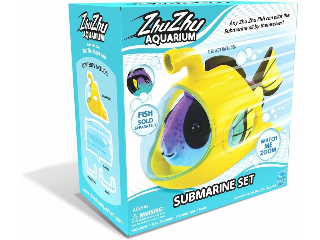 Ensemble aquarium Zhu Zhu de Submarino