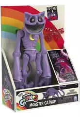 Poppy Playtime Smiling Critters Figura Monster Catnap da 28 cm con luce