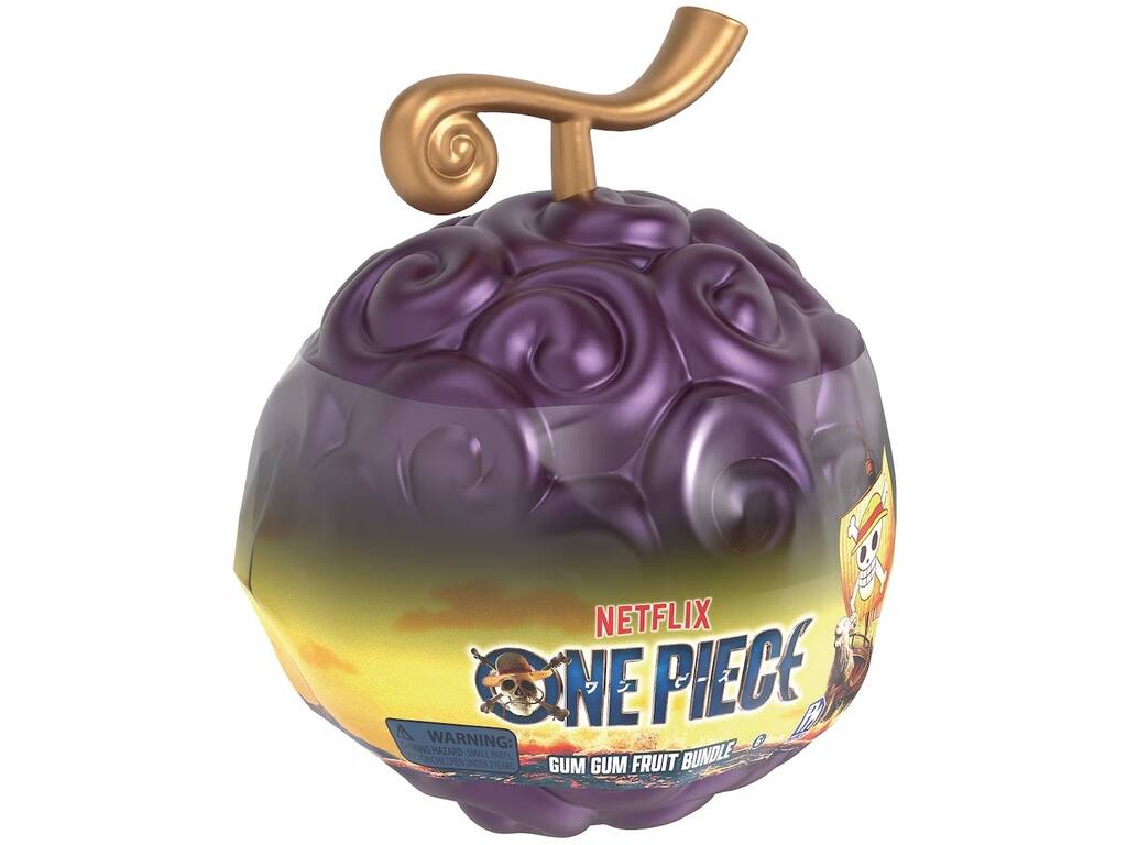 One Piece Fruta Gum Gum com 8 Surpresas