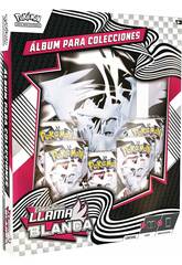 Pokmon TCG Escarlata e Prpura Chama Branca Caixa lbum para Colees