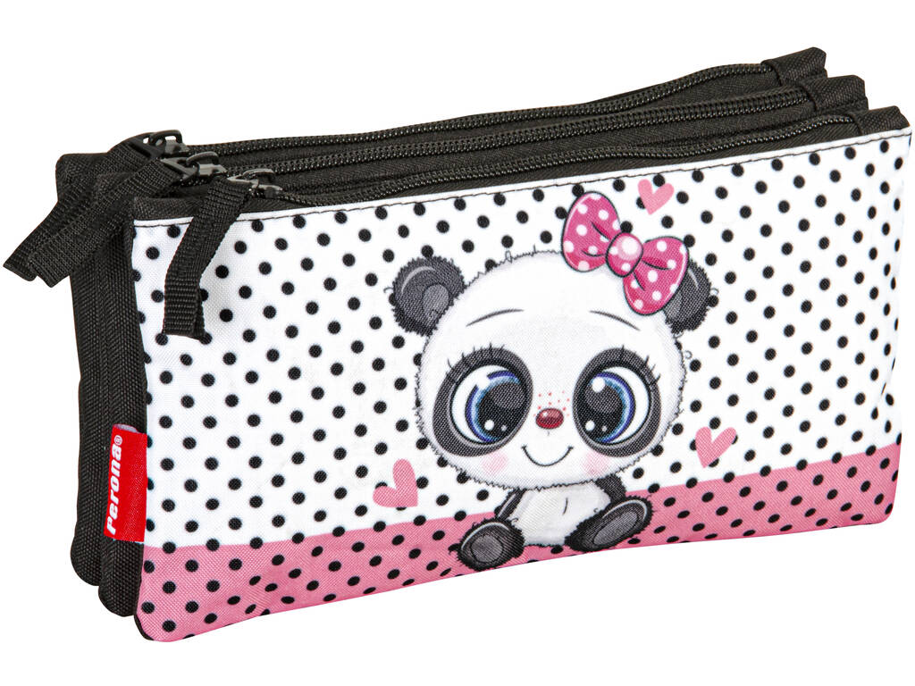 Triple porte-tout plat PR Panda