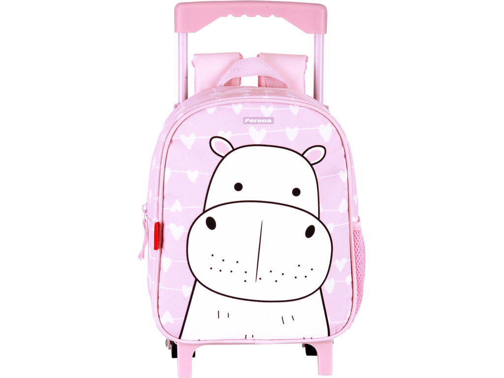 Sac à dos pour crèche PR Hippo avec roulettes