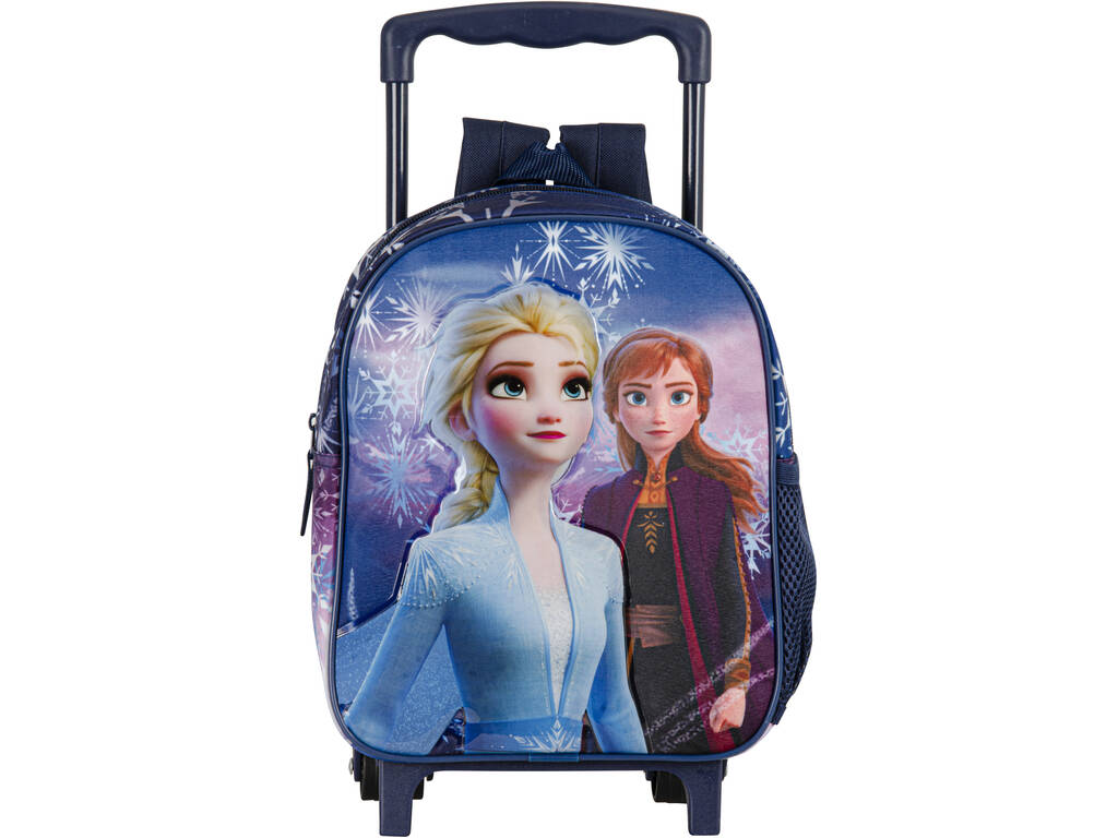 Sac à dos à roulettes pour école maternelle Frozen Frosted