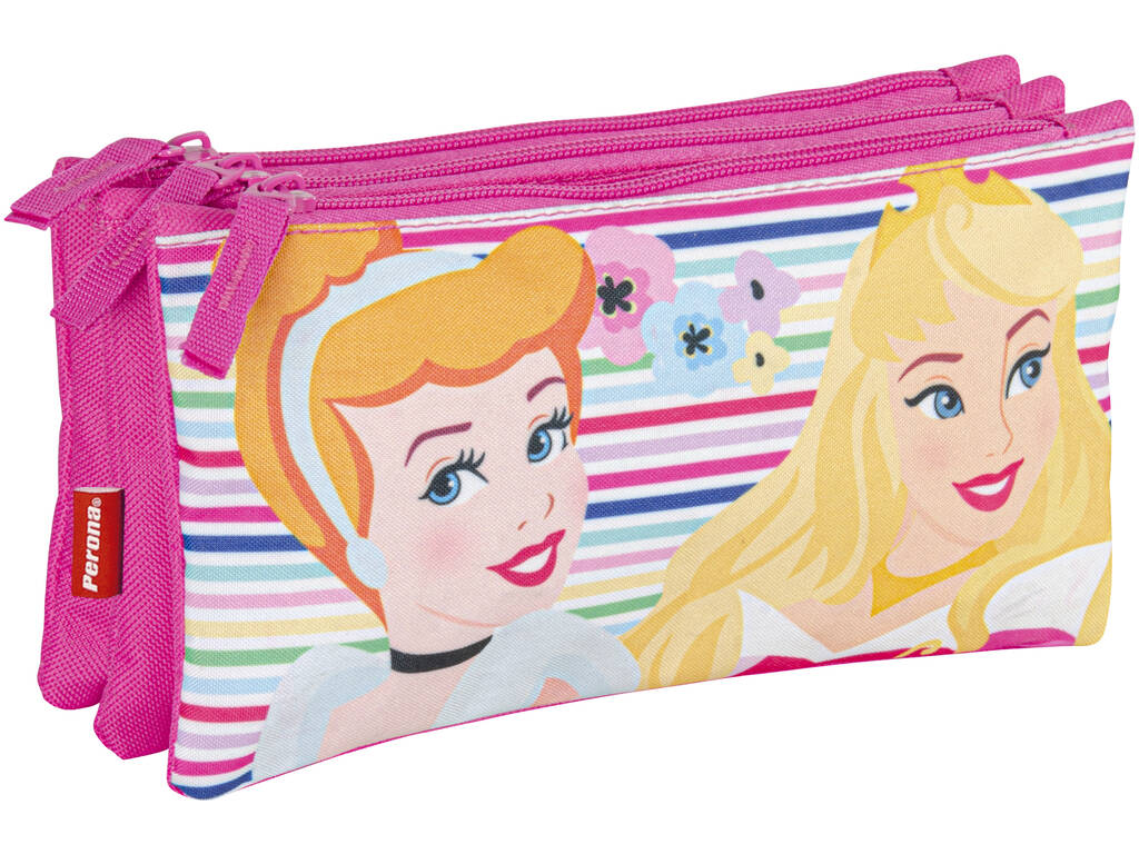Triple portefeuille plat Princesses Disney Caring