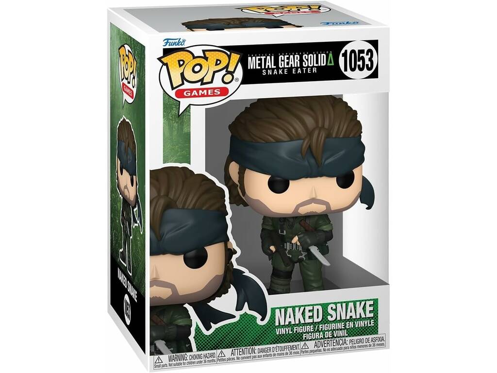 Funko Pop Games Metal Gear Solid Delta Snake Eater Figura Naked Snake