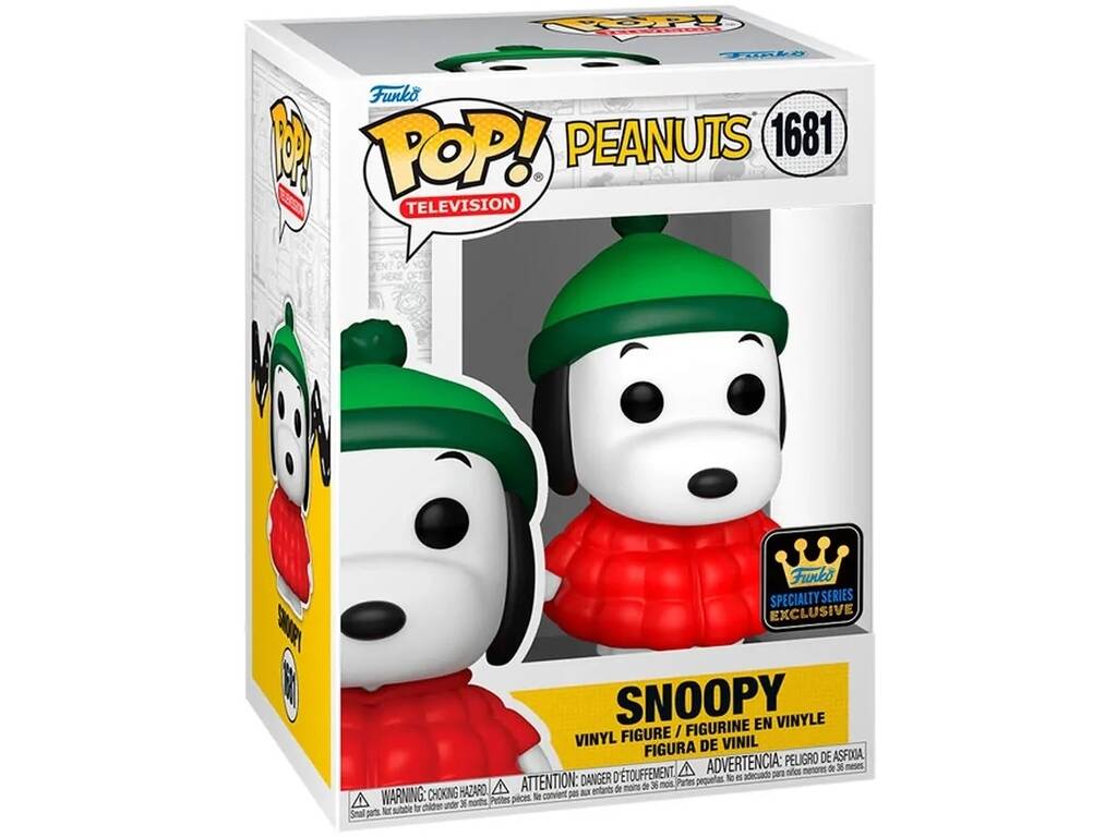 Funko Pop Television Peanuts Figura Snoopy In Coat