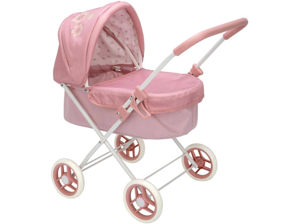 Poussette pour poupées avec capote Elegance