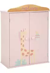 Ma première armoire en bois Nature 54,5 x 40 x 20,5 cm avec cintres