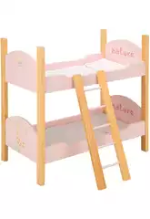 Ma première couchette en bois Nature de 49,5 x 50 x 27,5 cm avec échelle