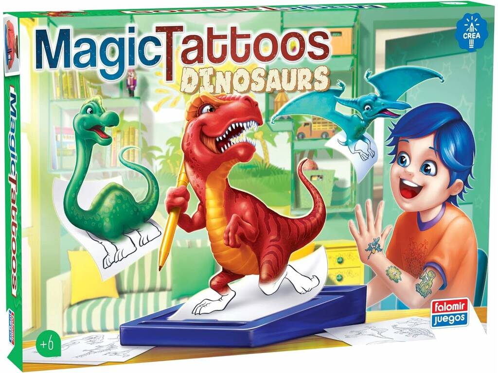 Tatouages magiques Dinosaures