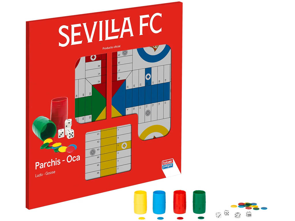 Parcheesi et Oie Sevilla FC 40x40 cm