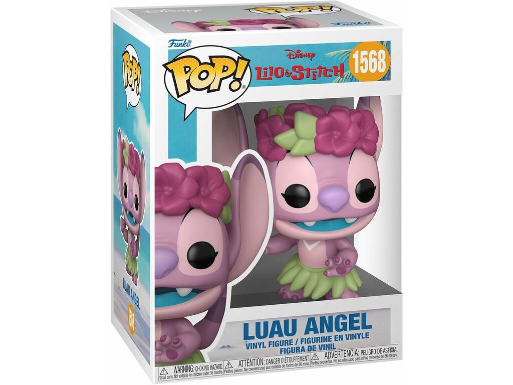 Funko Pop Disney Lilo & Stitch Figura Luau Angel