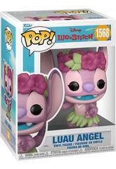 imagen Funko Pop Disney Lilo & Stitch Figura Luau Angel