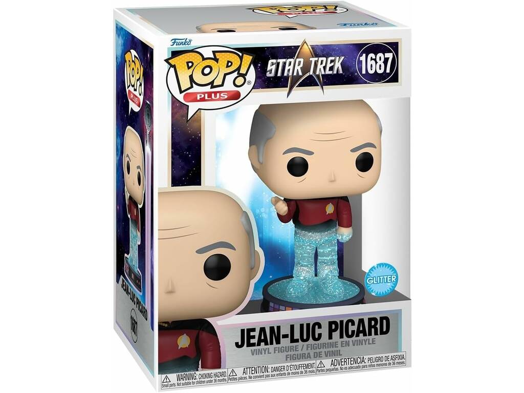 Funko Pop Plus Star Trek The Next Generation Figura Jean-Luc Picard Glitter