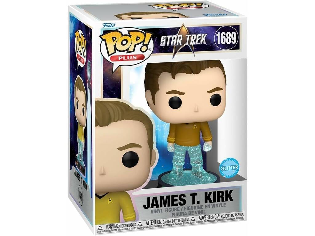 Funko Pop Plus Star Trek Figura James T. Kirk Glitter