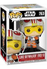 imagen Funko Pop Star Wars Figura Luke Skywalker Red 5 con Cabeza Oscilante