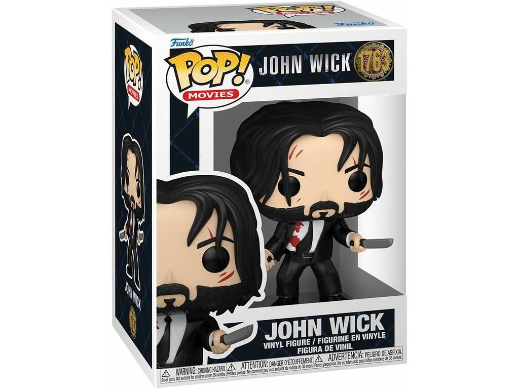 Funko Pop Movies John Wick Figura John Wick con Cuchillos