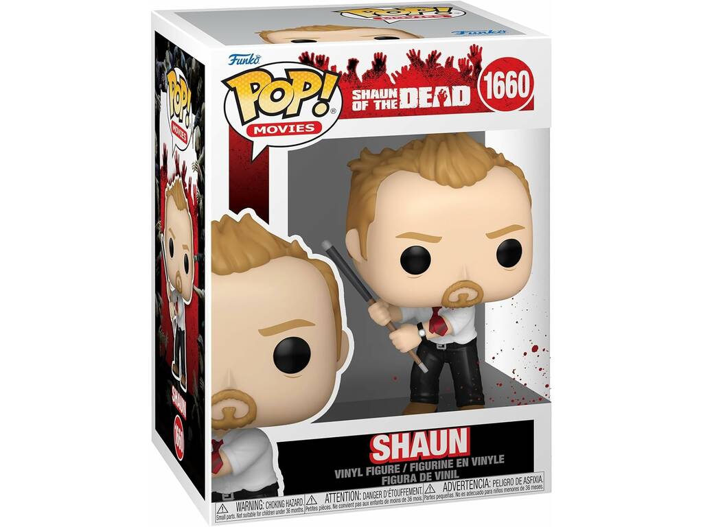 Funko Pop Movies Shaun Of The Dead Figura Shaun