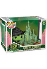 imagen Funko Pop Town Wicked Figura Elphaba con Ciudad Esmeralda