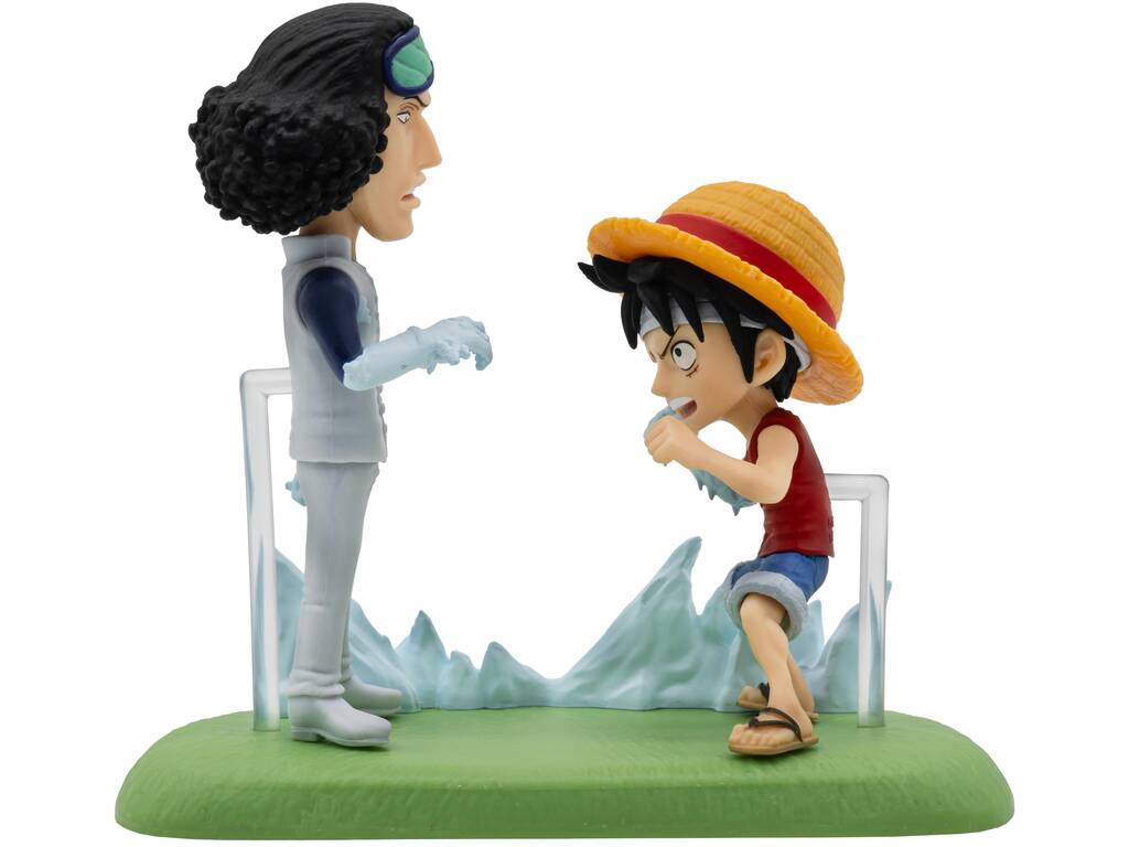 One Piece WCF Monkey D. Luffy vs Kuzan 8x9x5 cm Figure