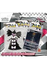 imagen Pokémon TCG Escarlata y Púrpura Llama Blanca Blíster Colección con Pegatinas Especiales