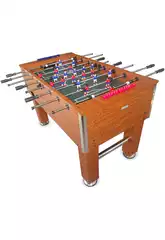 Futbolín de Salón Semiprofesional Marrón de 140x76x88 cm