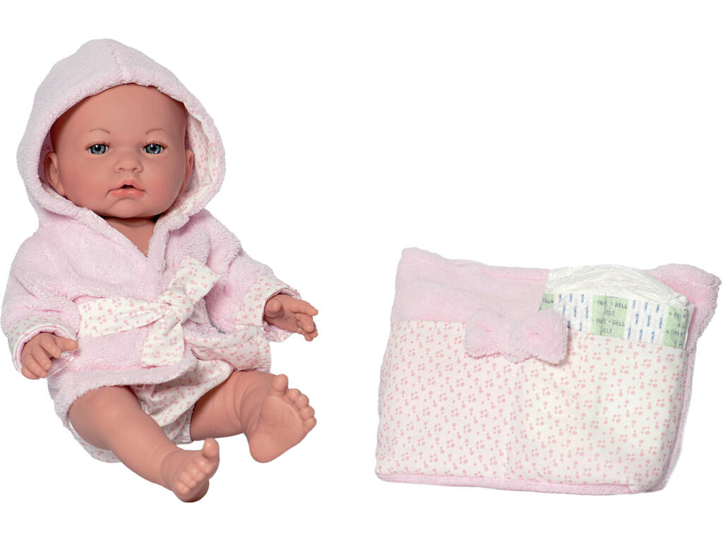 Poupée nouveau-née de 43 cm avec trousse de toilette