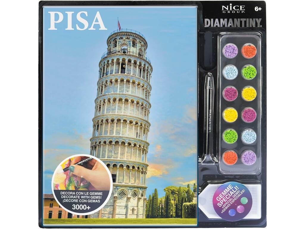Diamantiny Décorer avec des pierres précieuses Tour de Pise