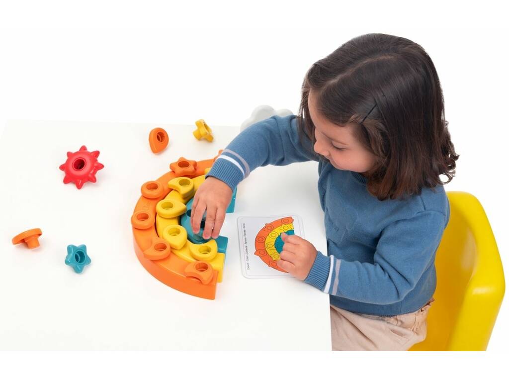 Arc-en-ciel Multiactivités 2 en 1 avec épingles