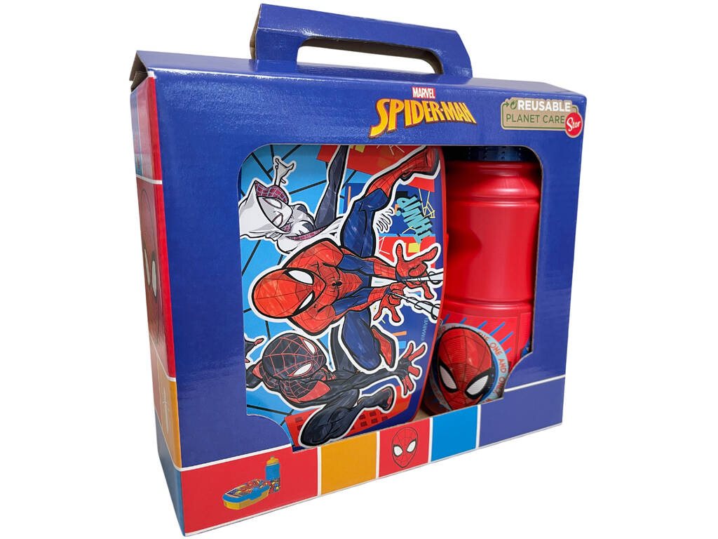 Set Sandwichera et bouteille Spiderman