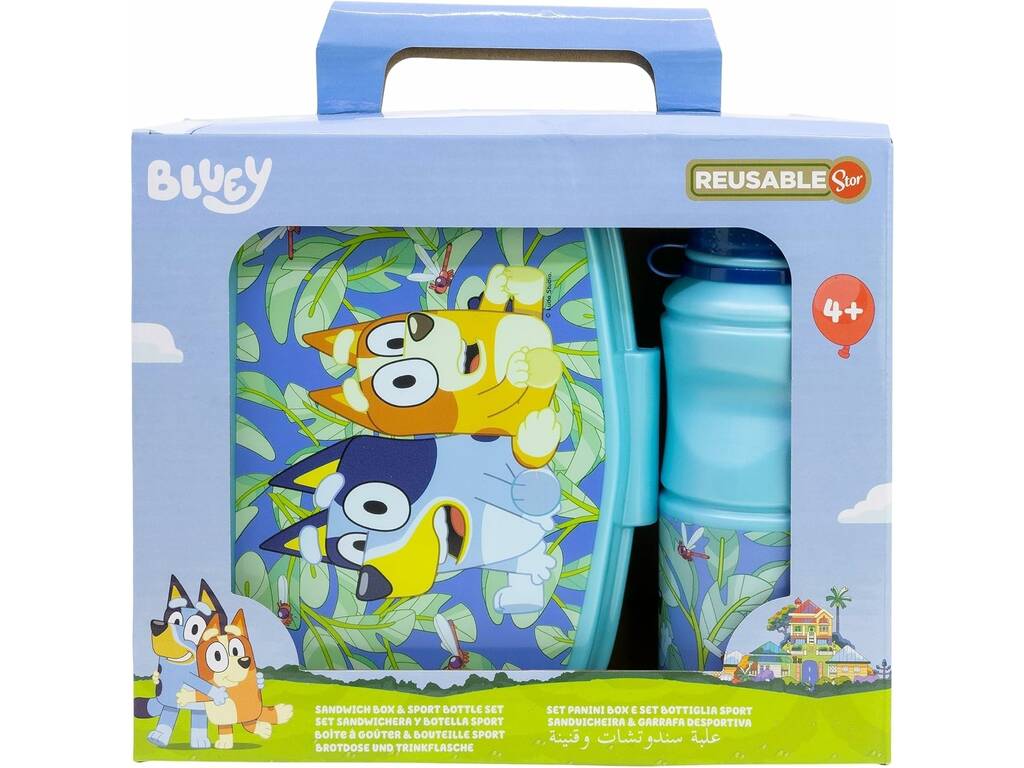 Set Sandwichera et bouteille Bluey