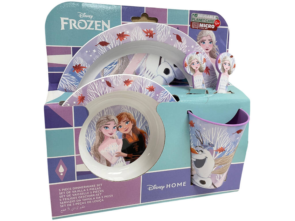 Disney Home Set de vaisselle 5 pièces Frozen Autum Leaves