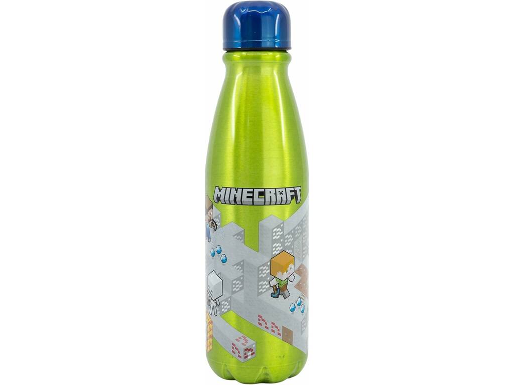 Bouteille en aluminium pour enfants Minecraft 600 ml