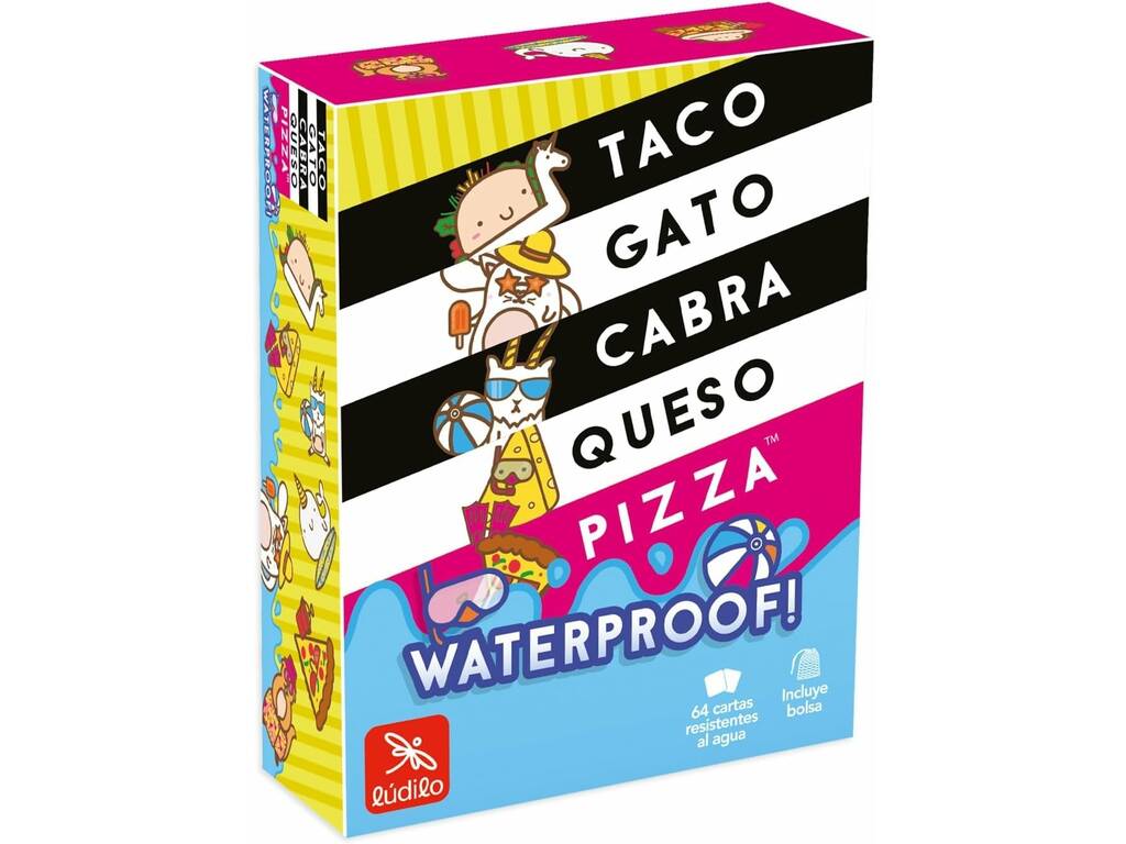 Taco Gato Cabra Queso Pizza Waterproof