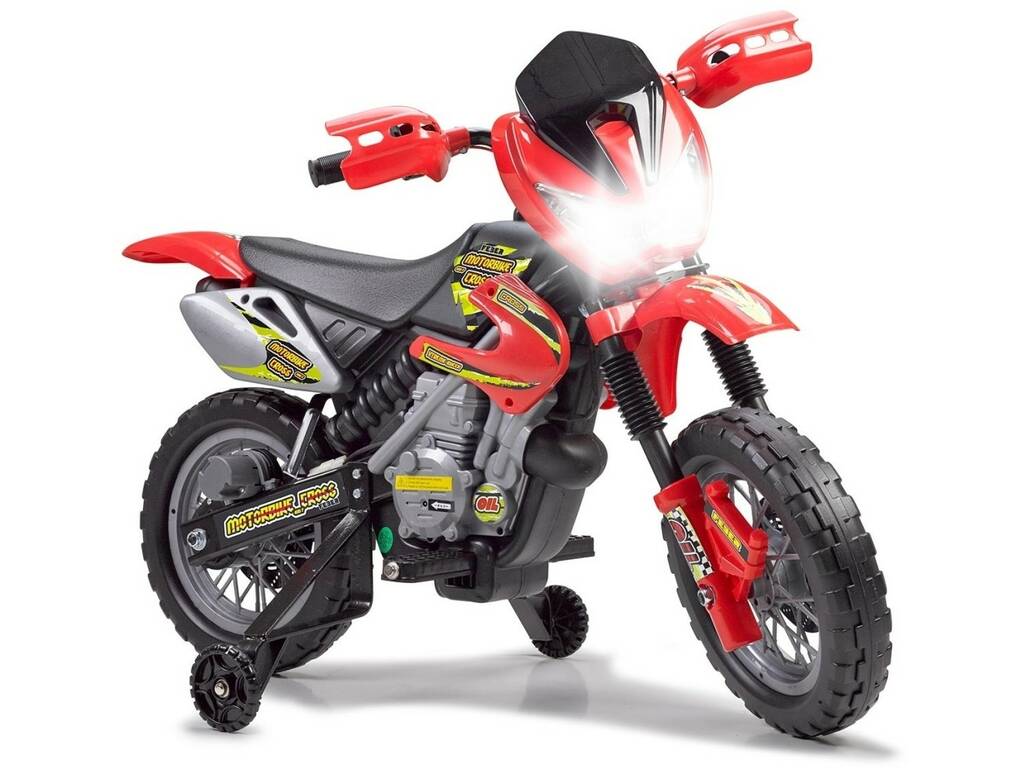 Feber Motorbike Cross 400F Rouge 6V