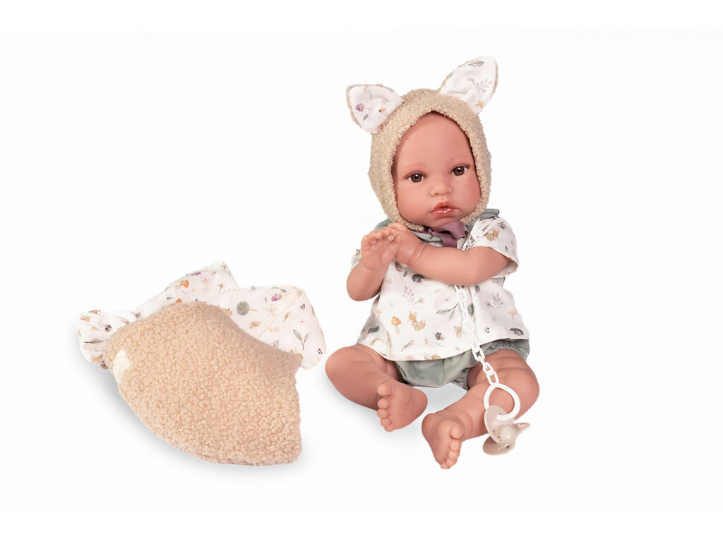 42 Cm Newborn Baby Doll Erik With Baby Carrier