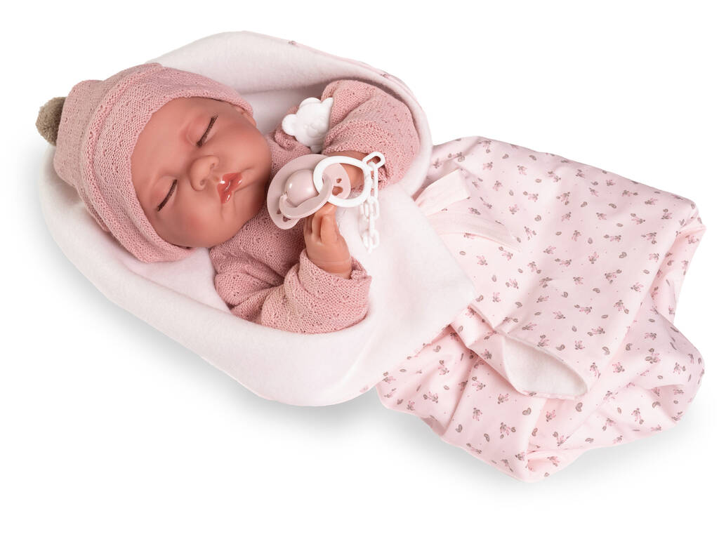 Newborn Baby Doll Luna 42 Cm With Blanket