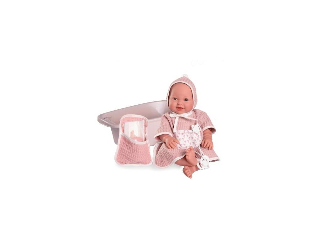 Mia Peeing Newborn Baby Doll 42 cm avec baignoire et accessoires