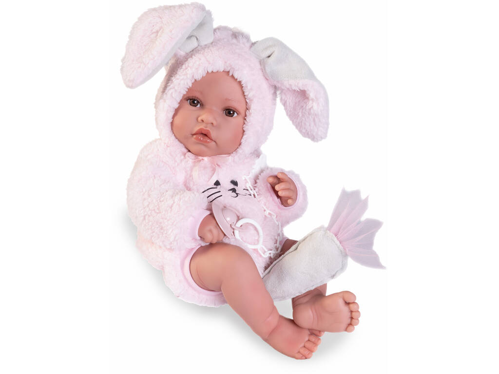 42 Cm Newborn Baby Doll Erika Bunny With Plush Toy
