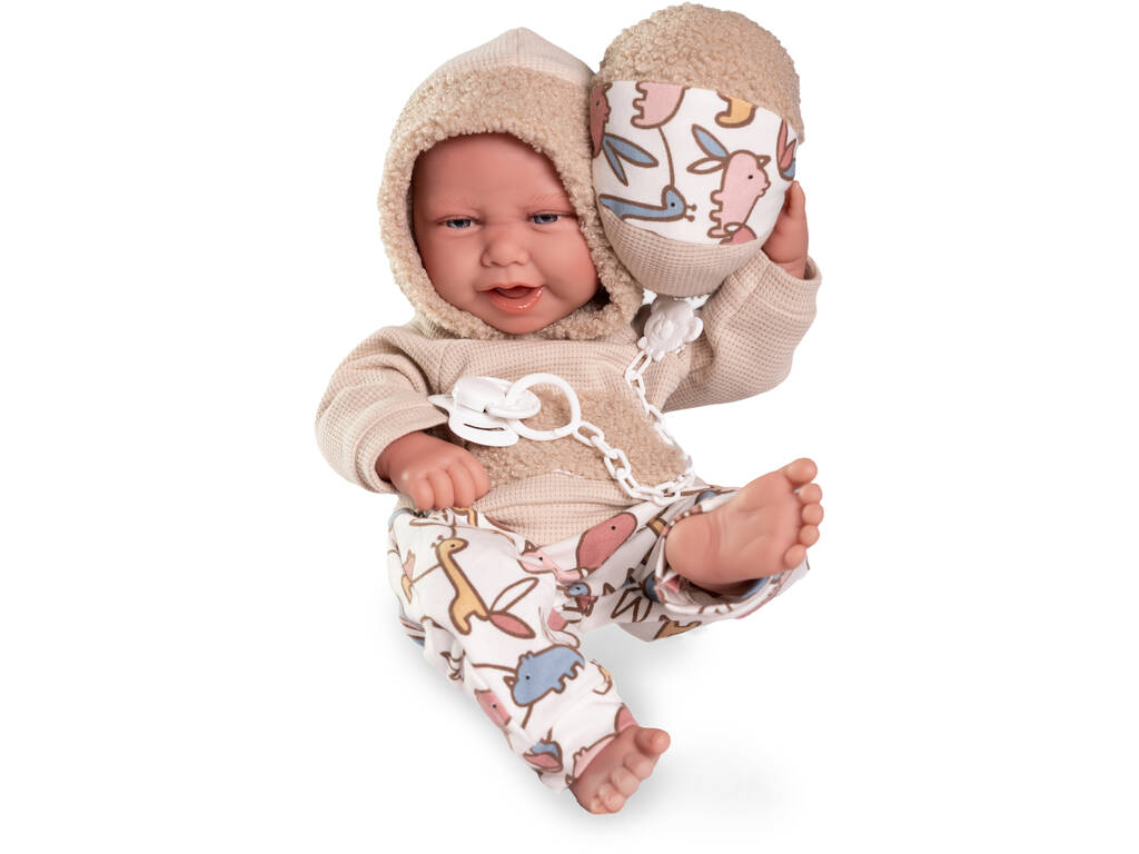 42 Cm Carlo Newborn Baby Doll With Ball