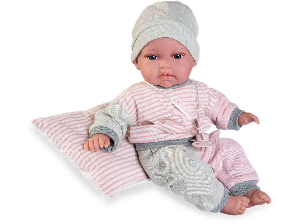 Poupée Toneta Babillage de 34 cm avec pyjama