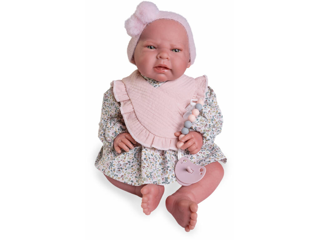 Boneca Bebé Sweet Reborn Lea de 42 cm com Babete Antonio Juan 80327