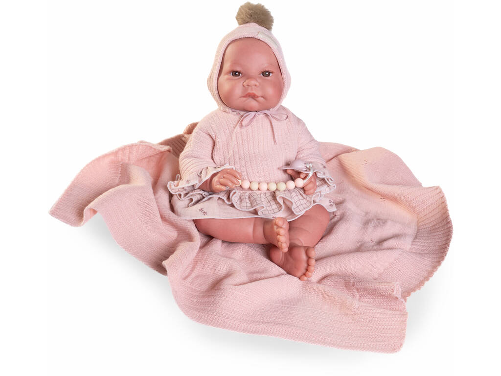 42 Cm Sweet Reborn Nica Baby Doll With Blanket