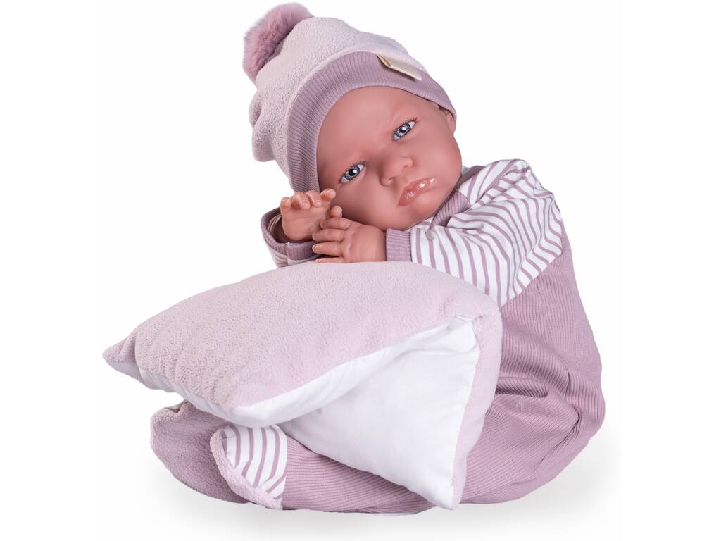 Poupée Bébé Mon Premier Reborn Berta de 52 Cm Avec Pyjama 