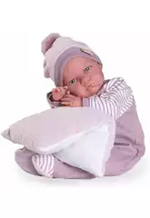 Poupée Bébé Mon Premier Reborn Berta de 52 Cm Avec Pyjama 