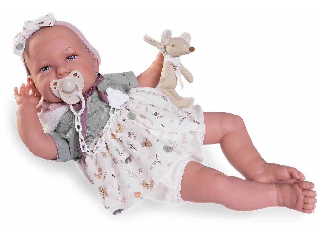 Poupée Bébé Mon premier Reborn Daniela Peluche 52 cm