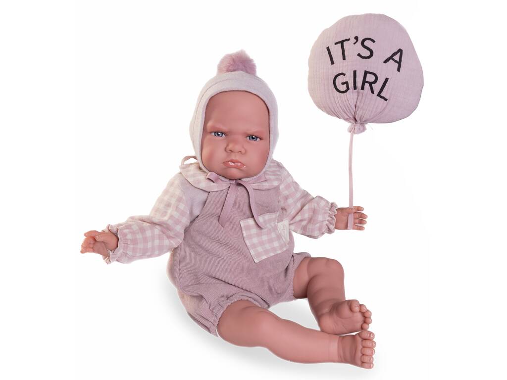 Poupée Bébé Ma première Reborn Berta de 52 Cm Avec Ballon 