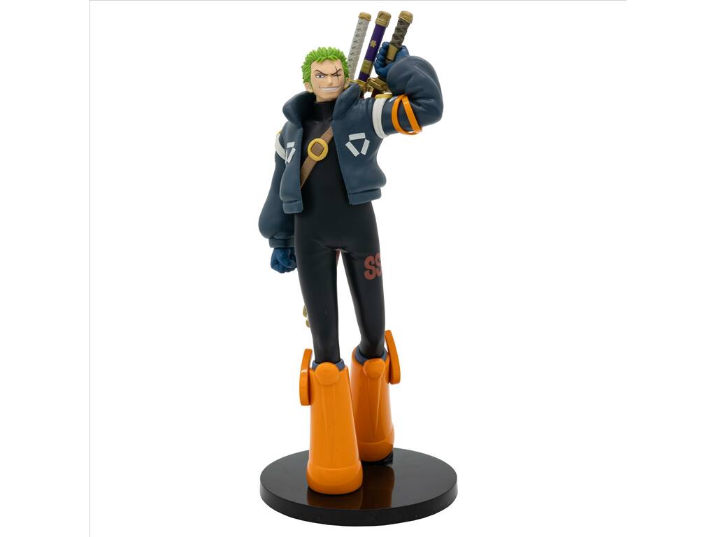 One Piece The Shukko 17 cm Ronronoa Zoro Figure See Egghead